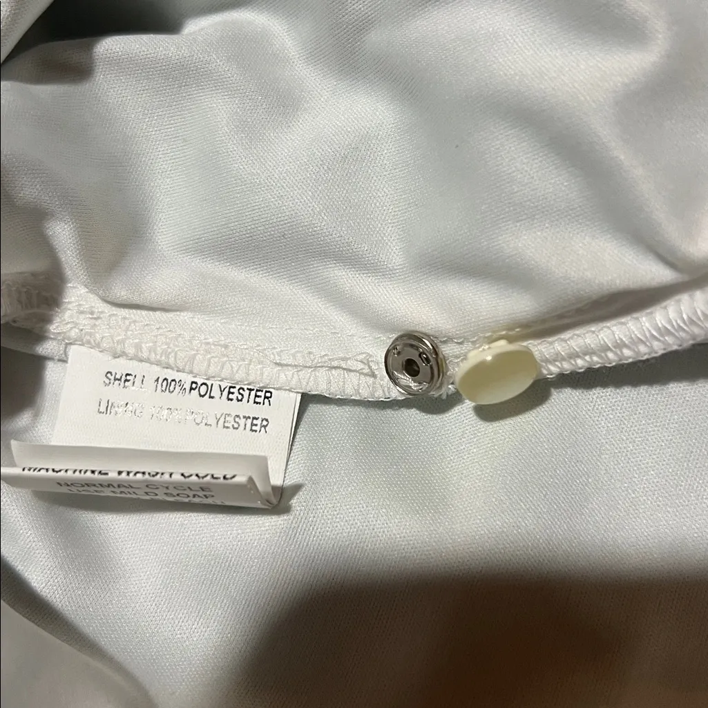 eShakti Green and White Floral Long Sleeve Dress NWOT - Image 13