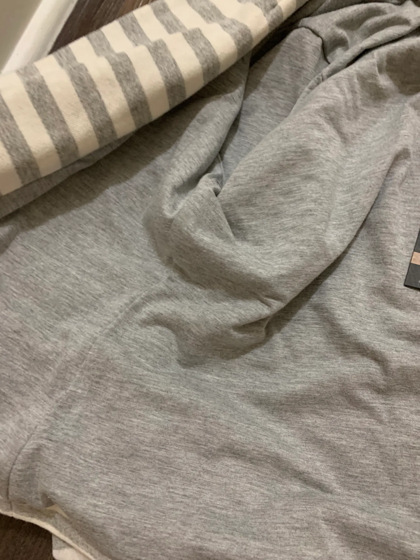 White & Gray Striped Blazer Jacket - Image 8