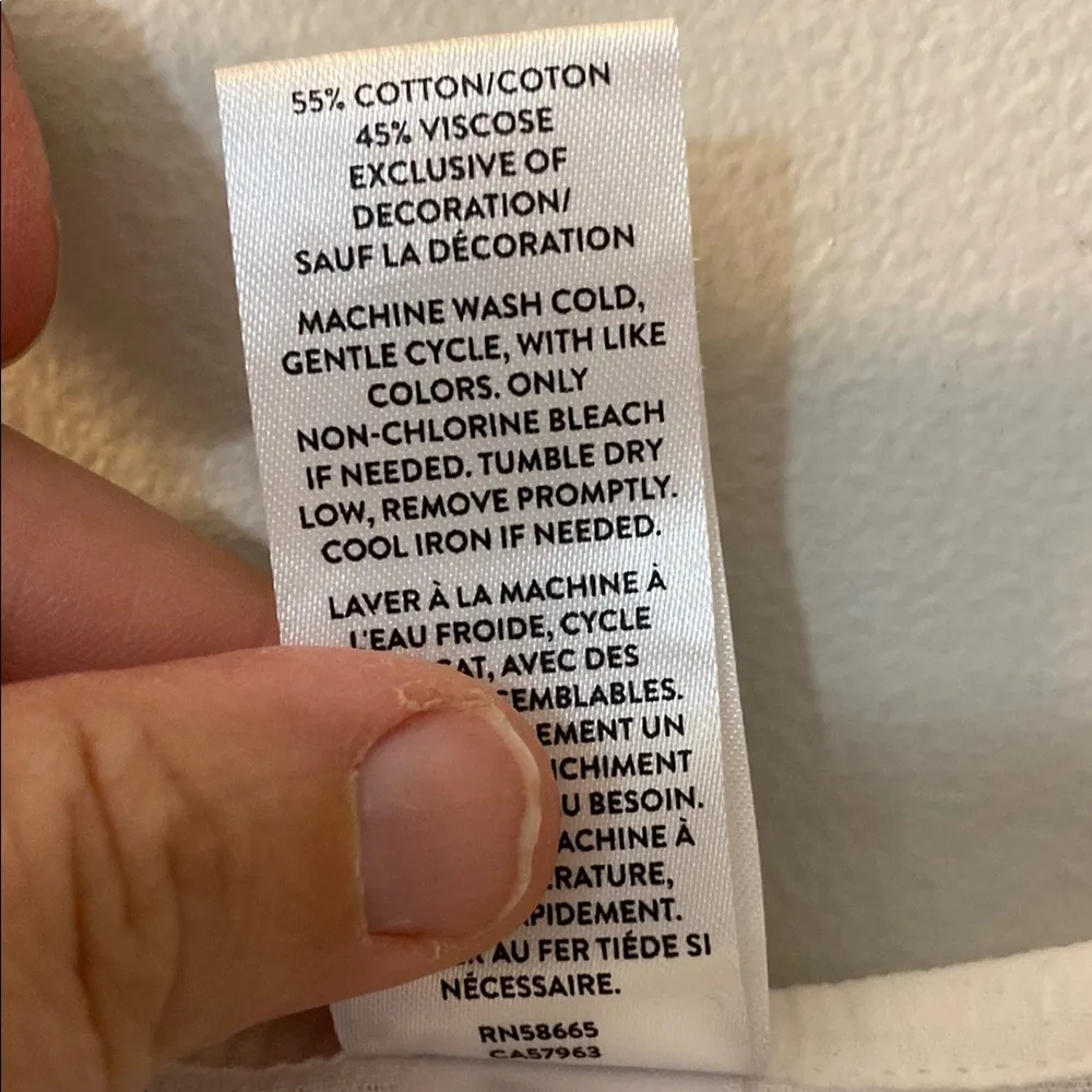 Nordstrom White Racerback Gauze Swimsuit Coverup size 10 - Image 4