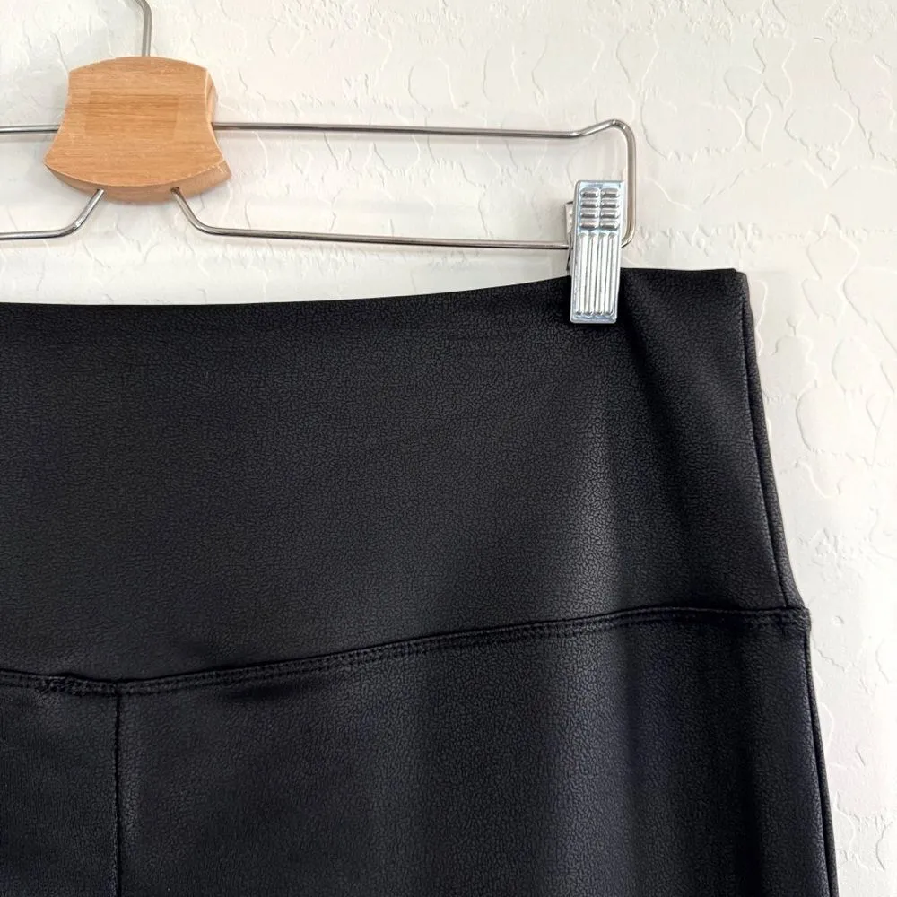 NEW Knox Rose Women’s Black Faux Vegan Leather Leggings Size XL - Image 5