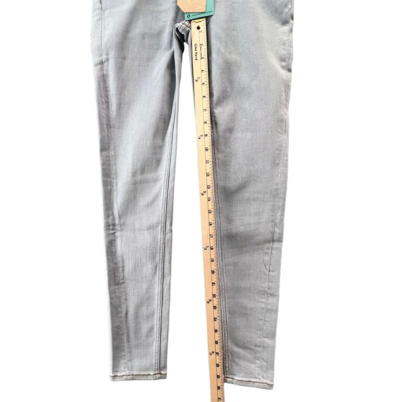 Prana Soma Jeans Womens 28 Blue Light Wash Organic Stretch Denim Skinny Slim NEW - Image 7