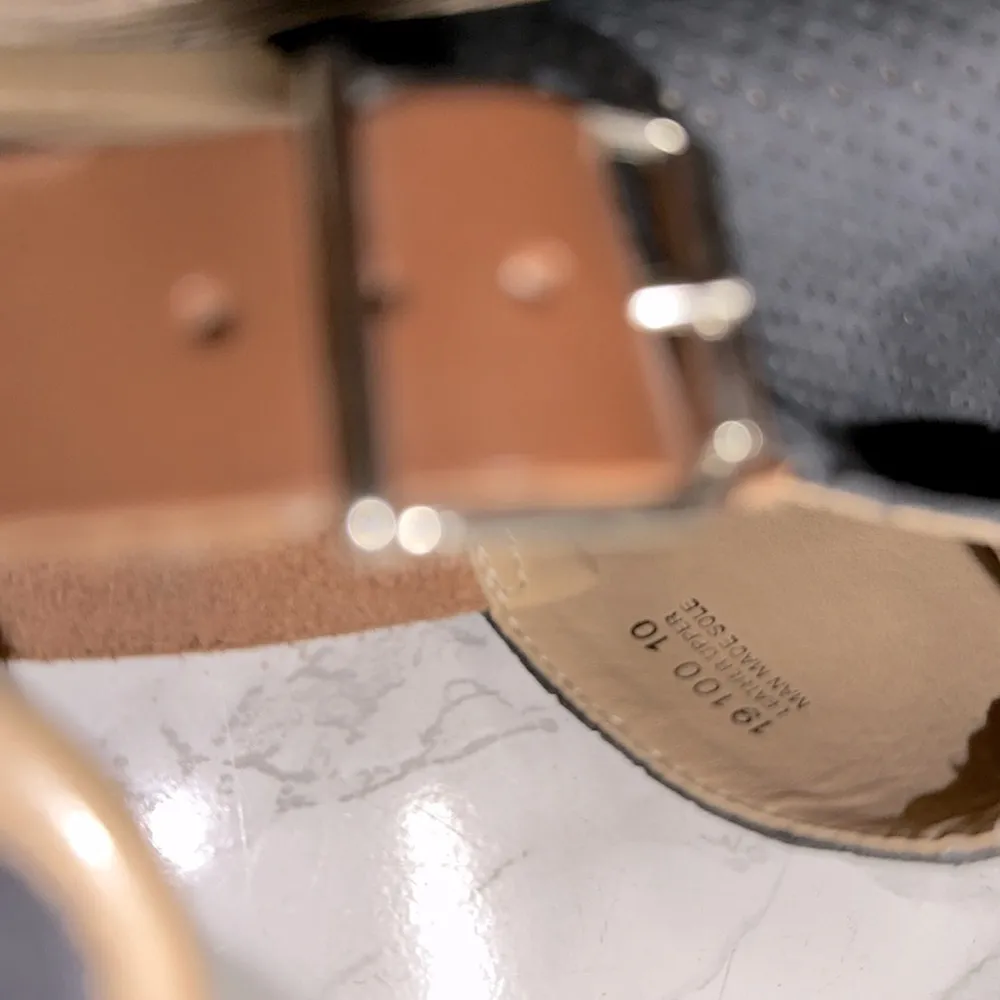 Sophia Milano size 10 leather block heel sandals - Image 7