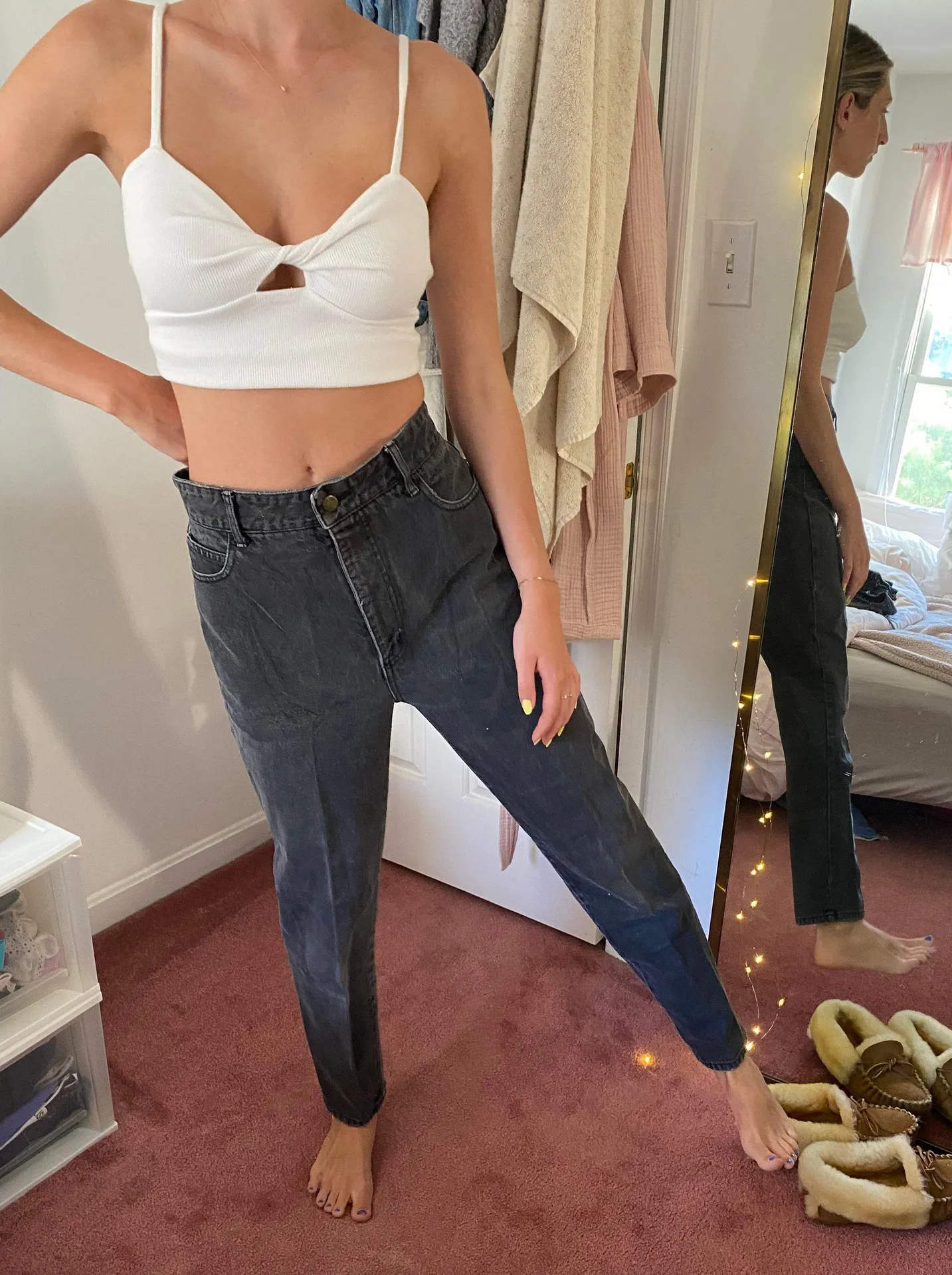 Vintage Black Mom Jeans  - Image 3
