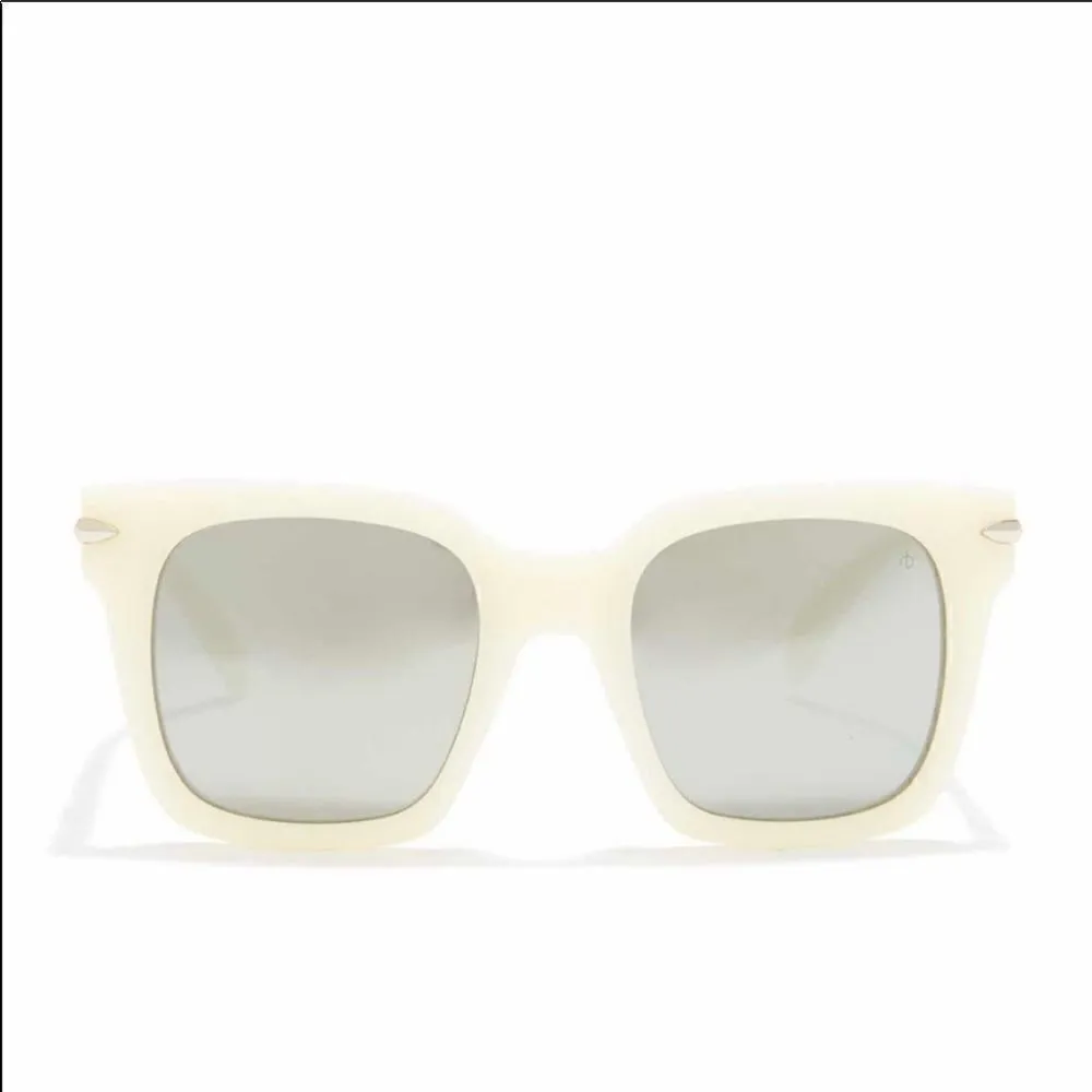 RAG & Bone square oversized sunglasses pearl white new - Image 3
