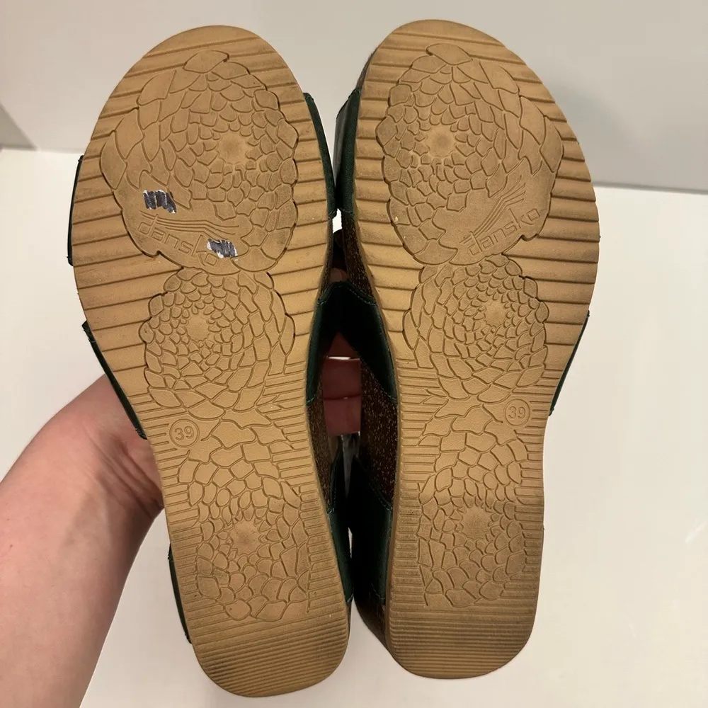 Dansko Savannah Cork Wedge Sandal Size 39 - Image 13