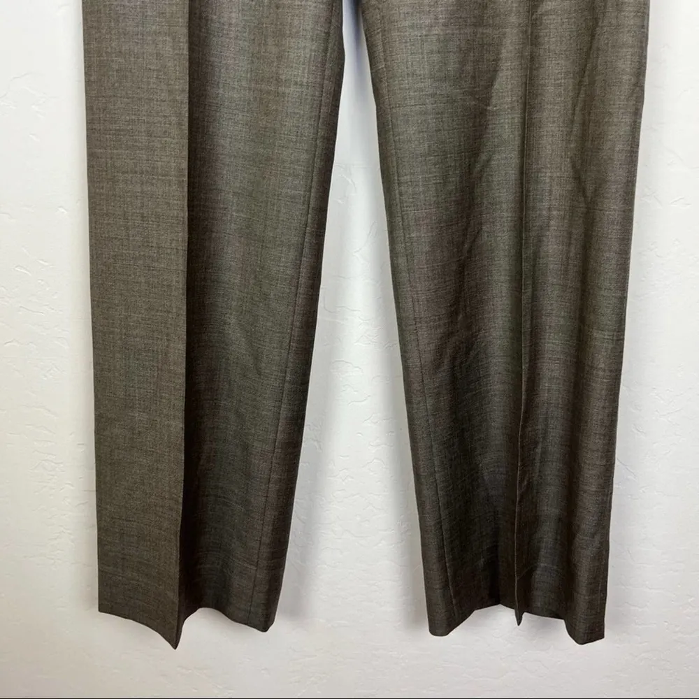 Stella McCartney Brown Wool Dress Pants - Image 3