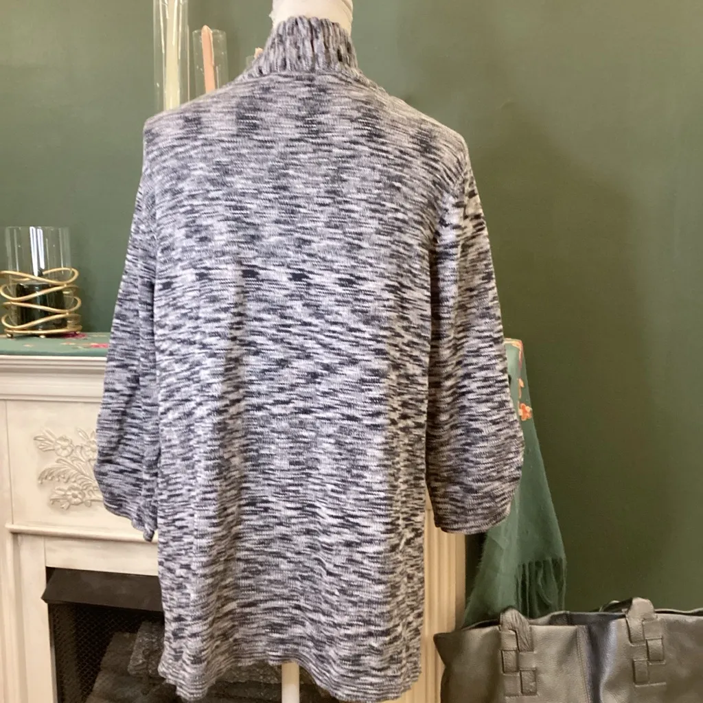 Apt. 9 Charcoal Navy ‎ Striped Sweater - Image 2