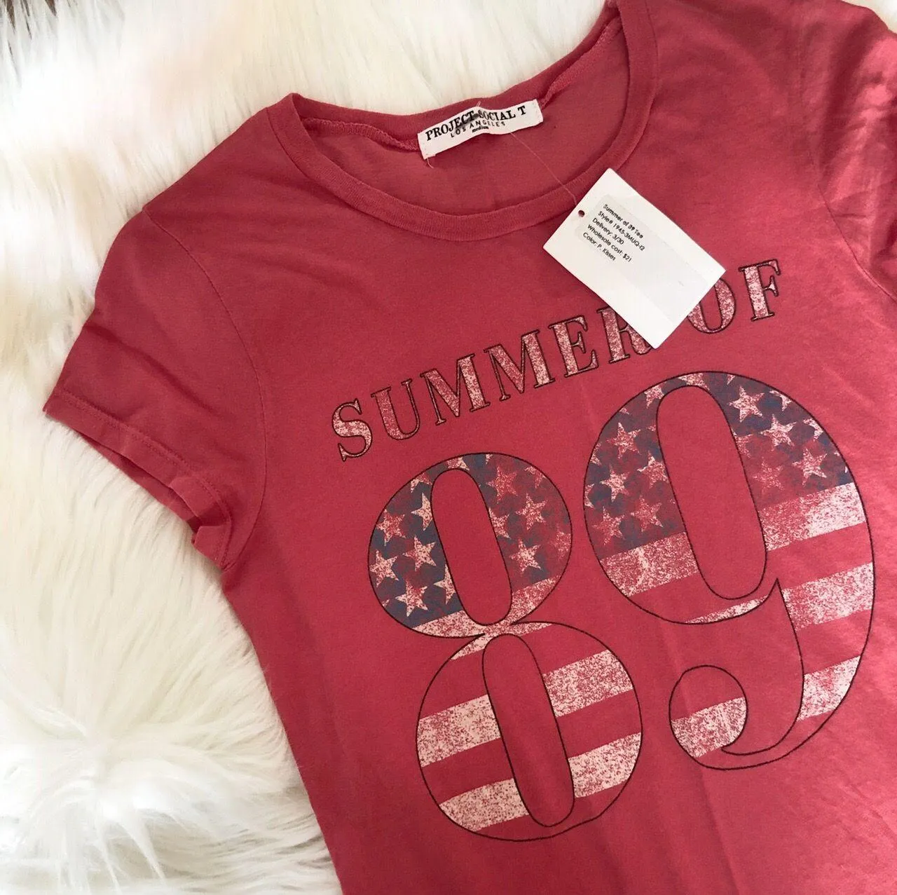 light cherry red t, brand new - Image 3