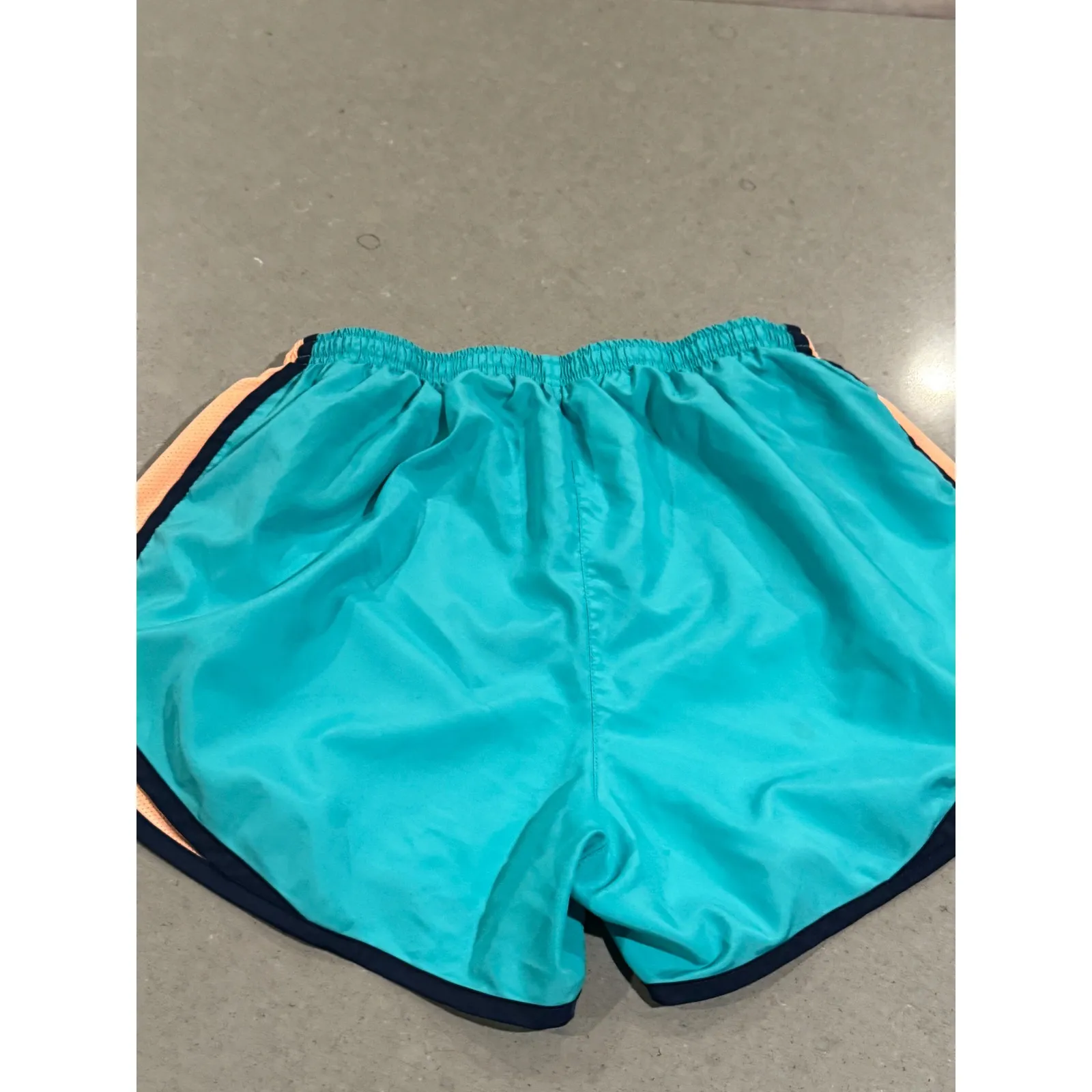 Nike Dri Fit Running Shorts Womens Medium Teal - Image 4