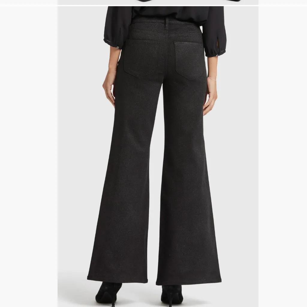 NWT NYDJ Mia Palazzo High Waist Flare Jeans (Glamorous) 12, GLAMOROUS - Image 3