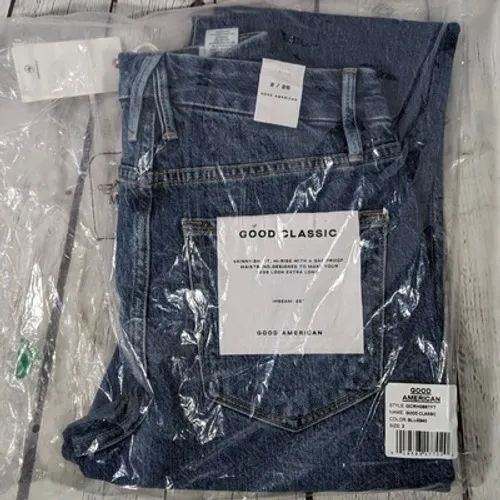 Good‎ American Good Classic Raw Hem Jeans 2/26 NWT - Image 13