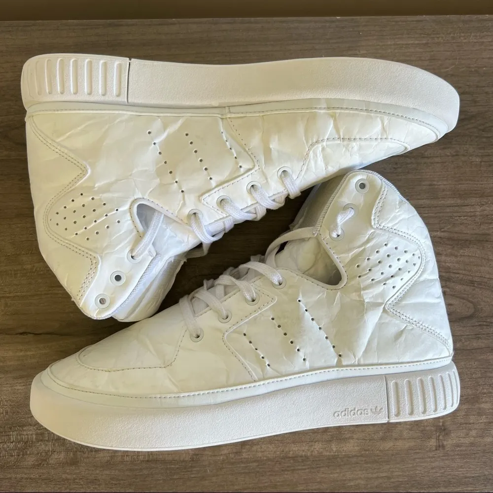 Adidas Tubular Invader 2.0 Decon Women's White Hi Top Shoe Size 7.5 #883 - Image 7