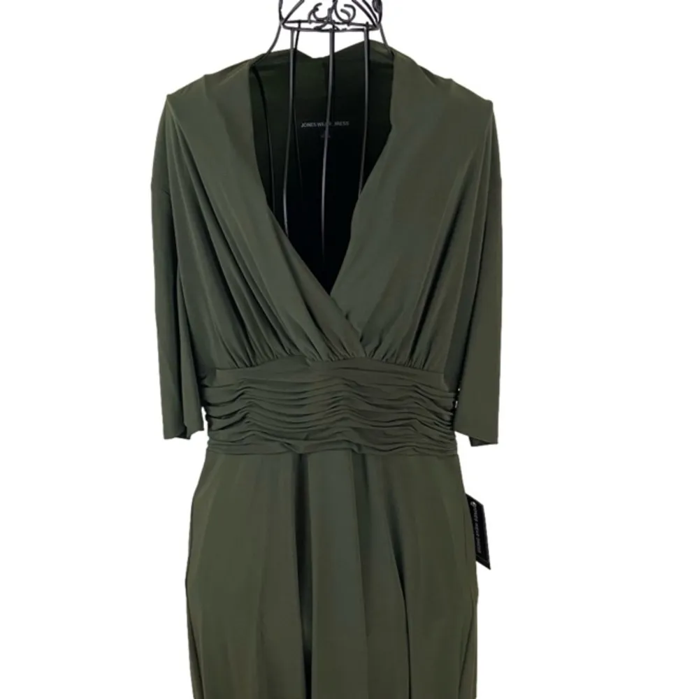 Jones Wear Olive Green Day to Dinner Dress Women’s Size 16 New With Tags - Image 63
