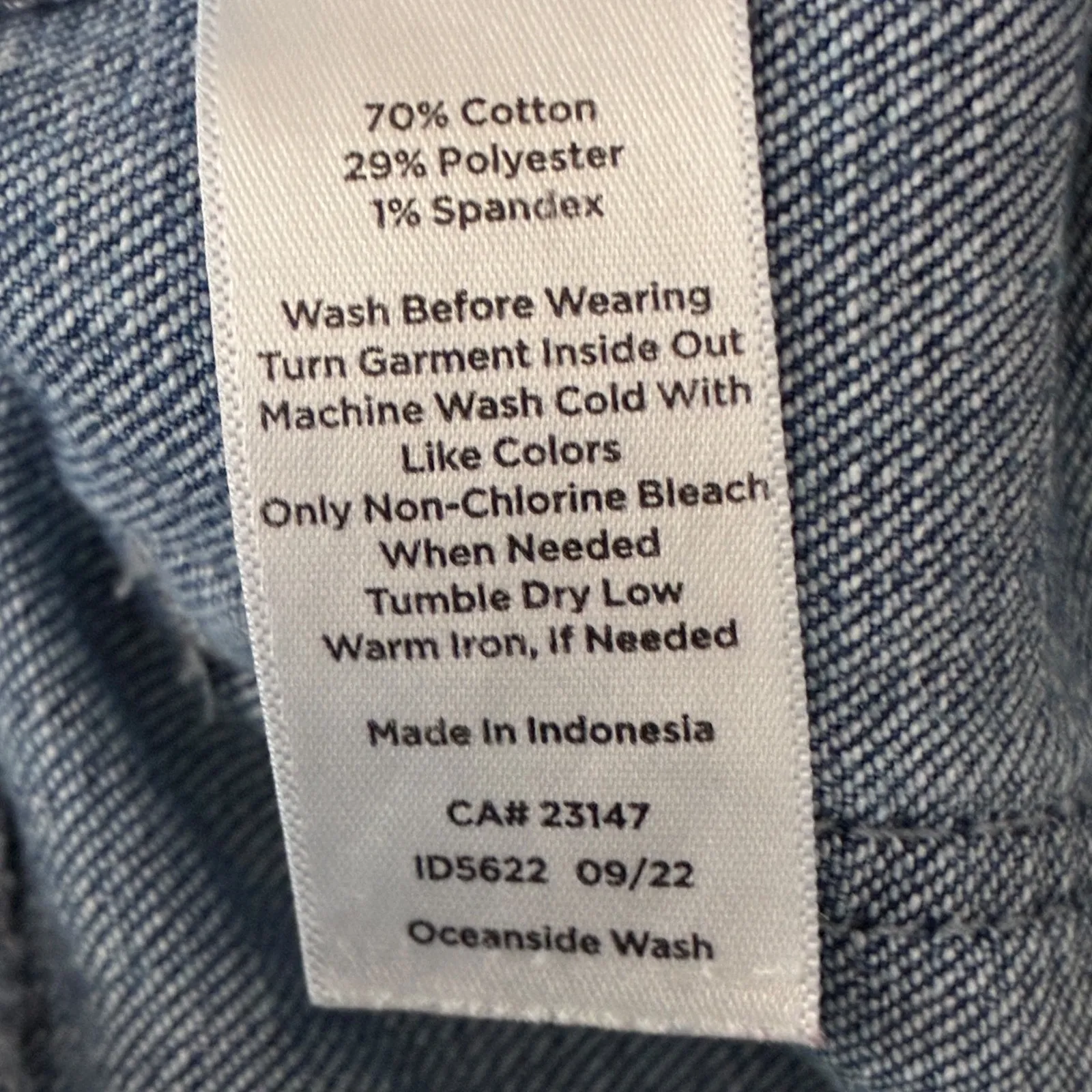 Talbots Womens Girlfriend Denim Shorts Size 6 Oceanside Wash Casual Stretch - Image 8