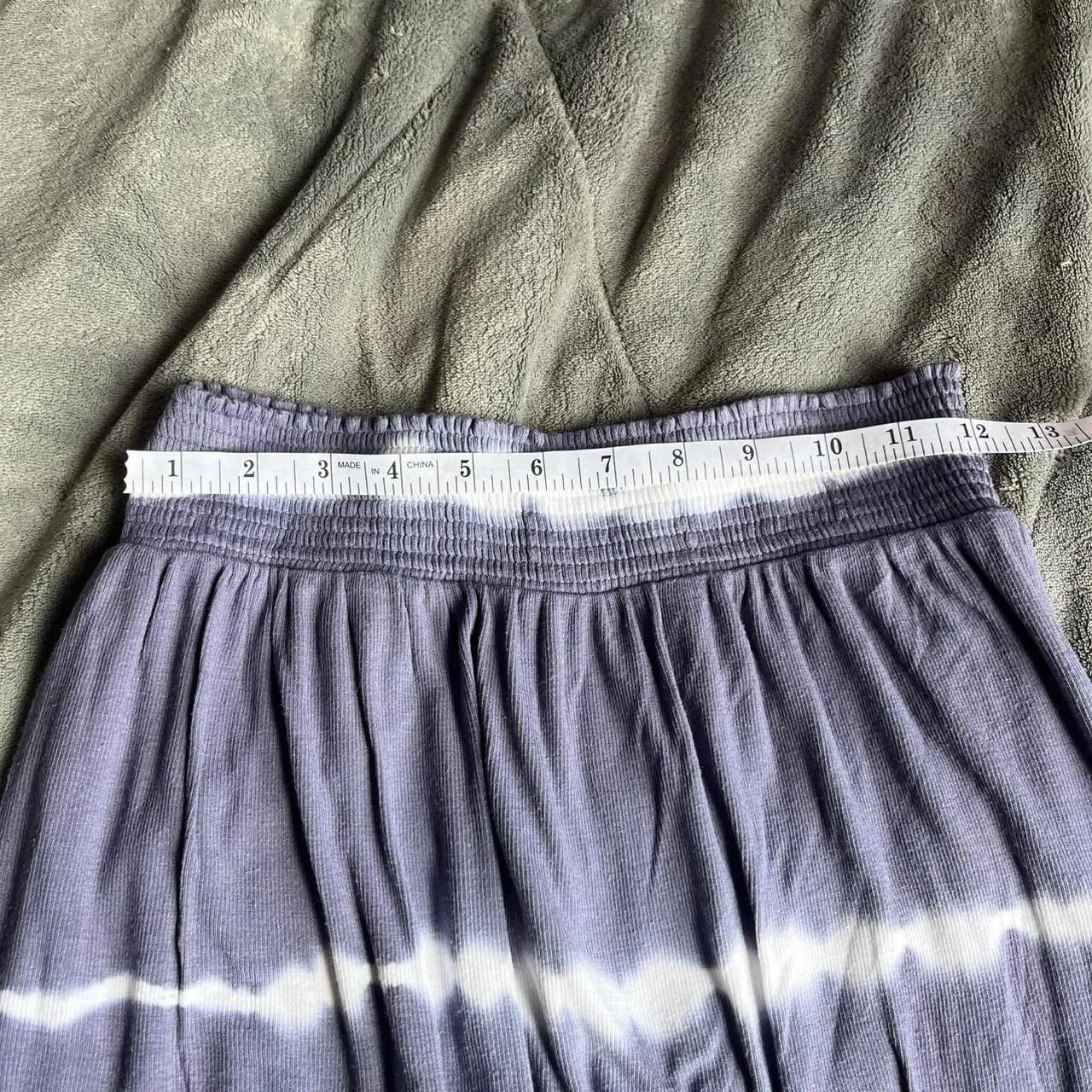 Y2K Victoria’s Secret purple and white tie dye maxi skirt size XS - Image 5