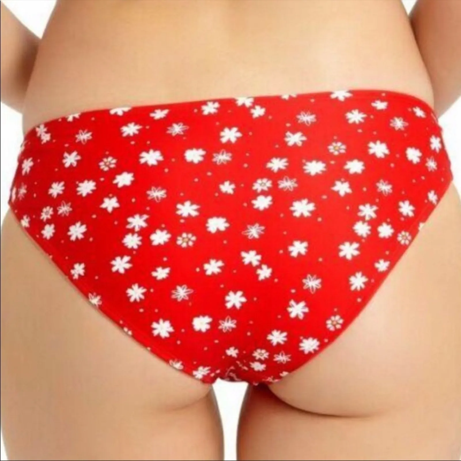 California Waves Red strappy bikini swim bottom - Image 3