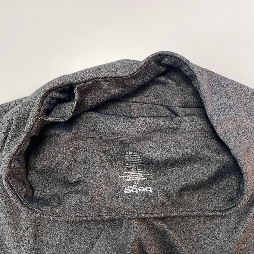 Bebe Sport Capri Yoga Pants. Size 1X. Like New.  Media pocket sewn into waist. - Image 7