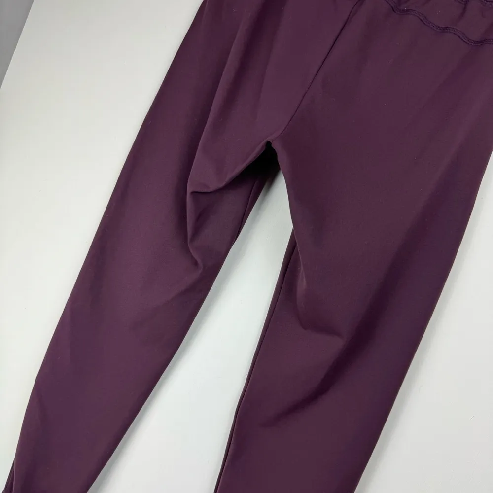 ZYIA Active Unwind Joggers Athletic Pants Sz XS Maroon Plum Purple Drawstring - Image 13