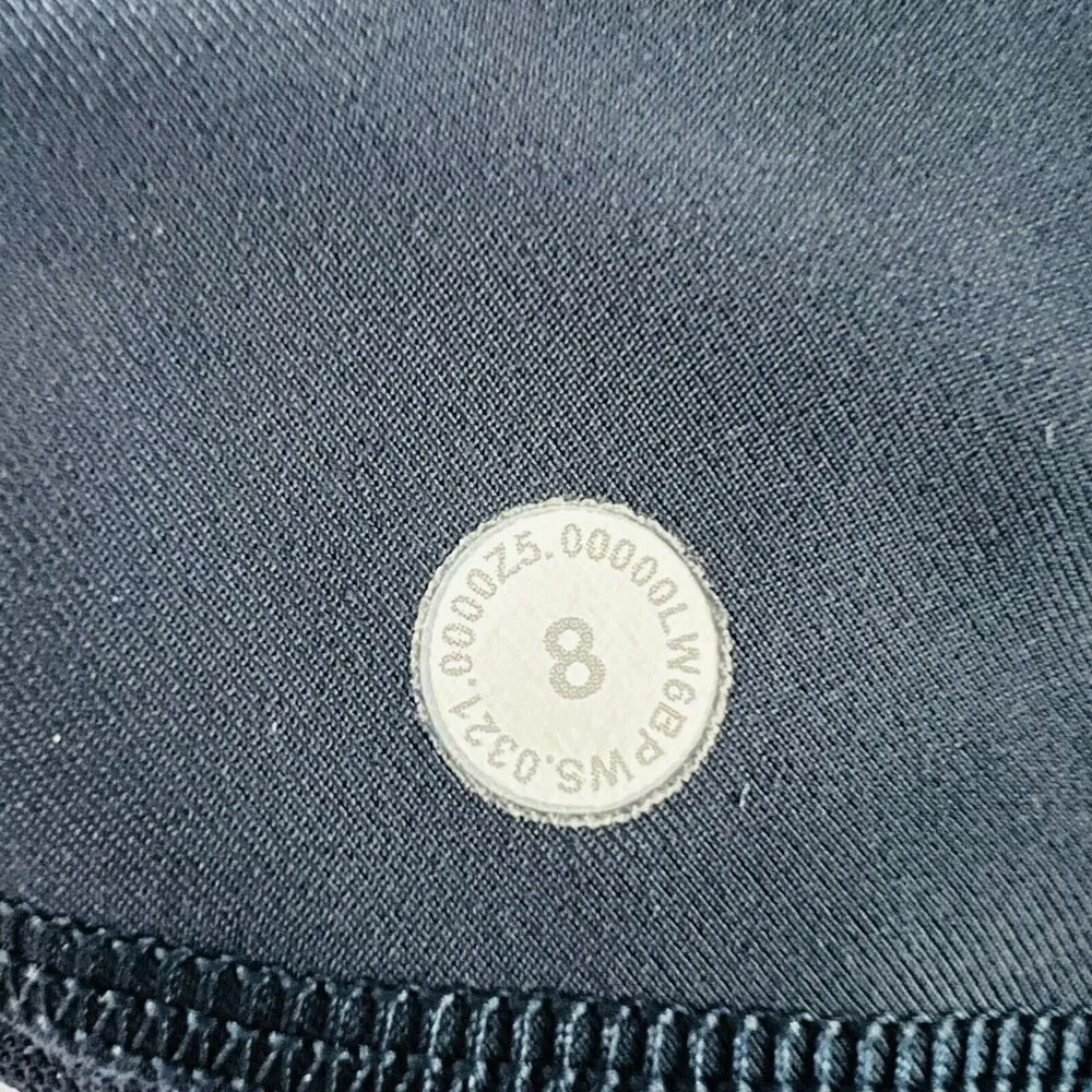 LULULEMON ATHLETICA True Navy Power Thru HR Crop 23" Leggings - US 8 - Image 6