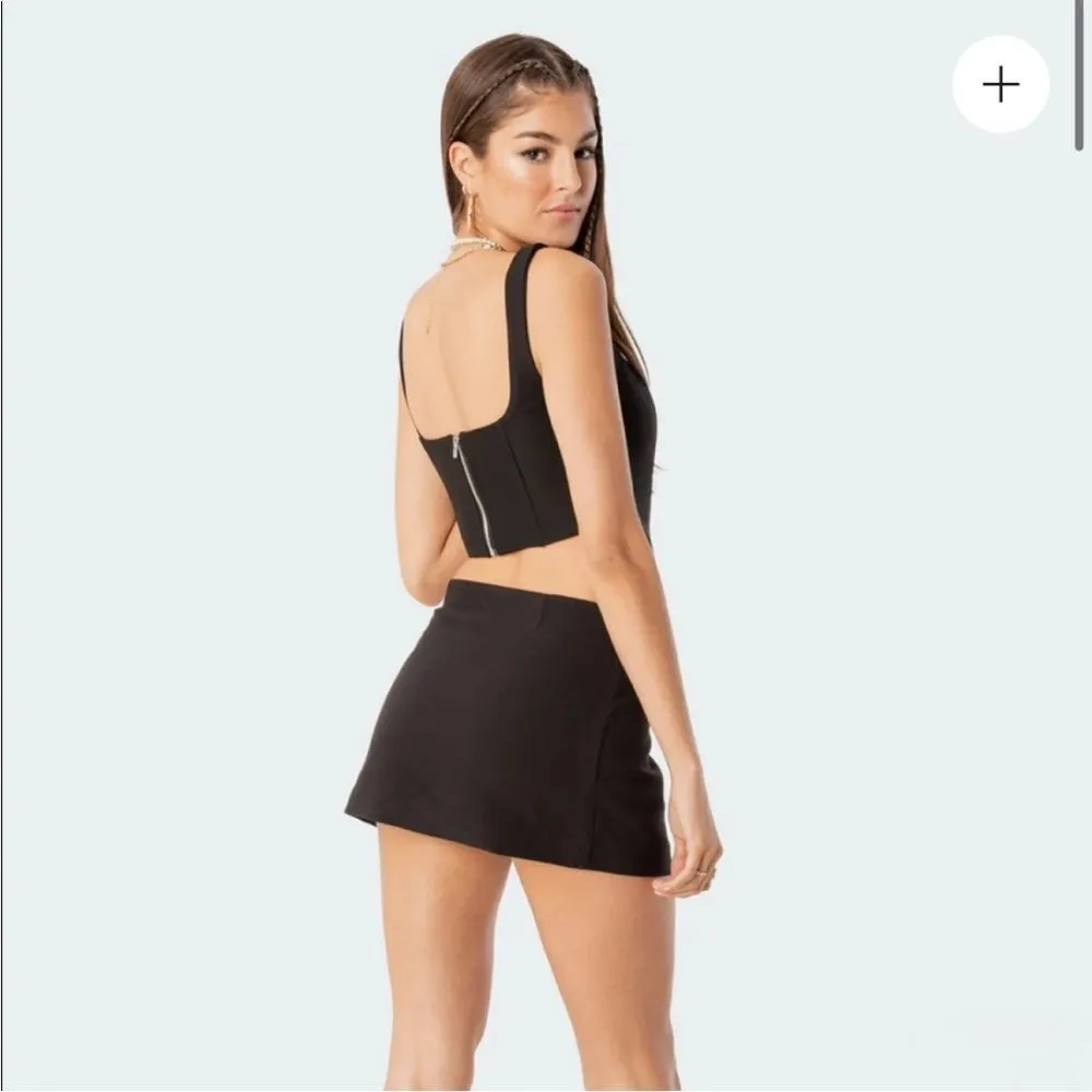 Edikted Dasha Micro Skirt Black small - Image 2