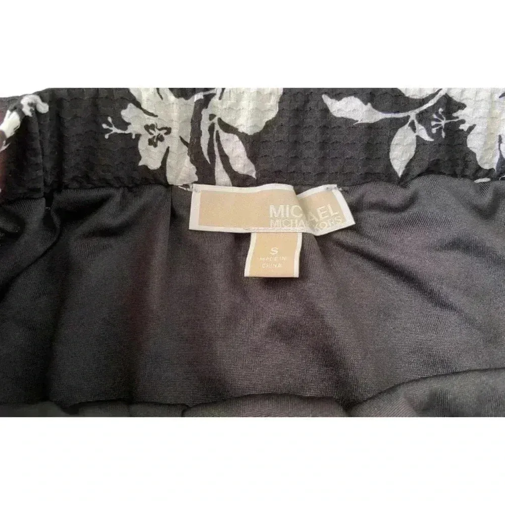 MICHAEL KORS Womens New Black Floral Knee Length - Image 5