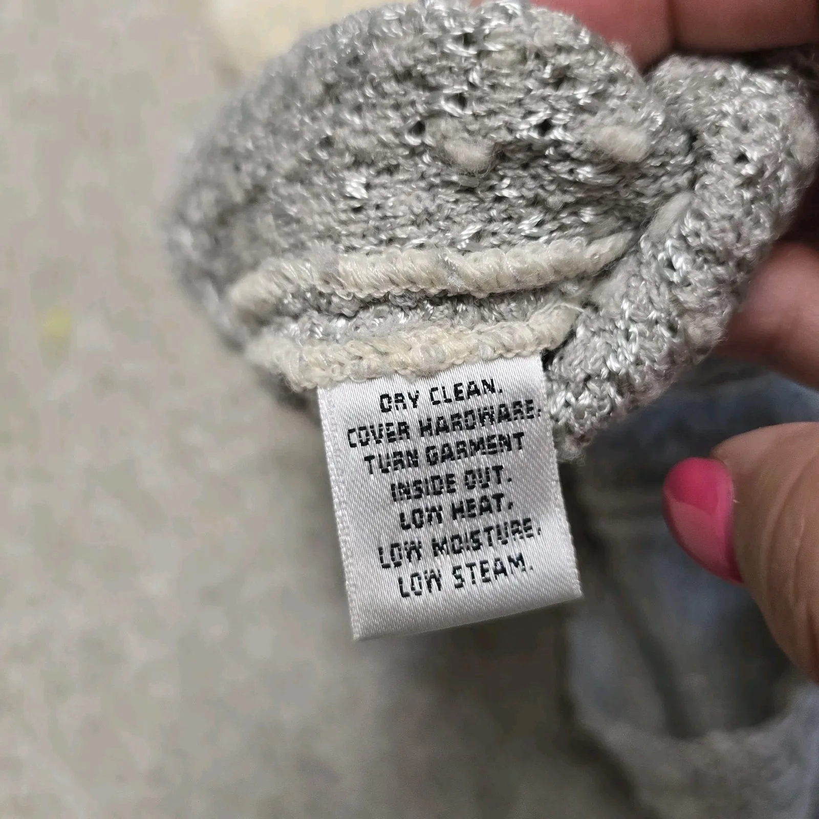 St. John Couture Dress Size 10 Cream Platinum Melange Bouclé Knit Sleeveless NWT - Image 8