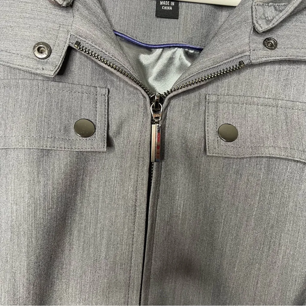 Metro  by Kristen Blake Gray Trench Coat S - Image 7