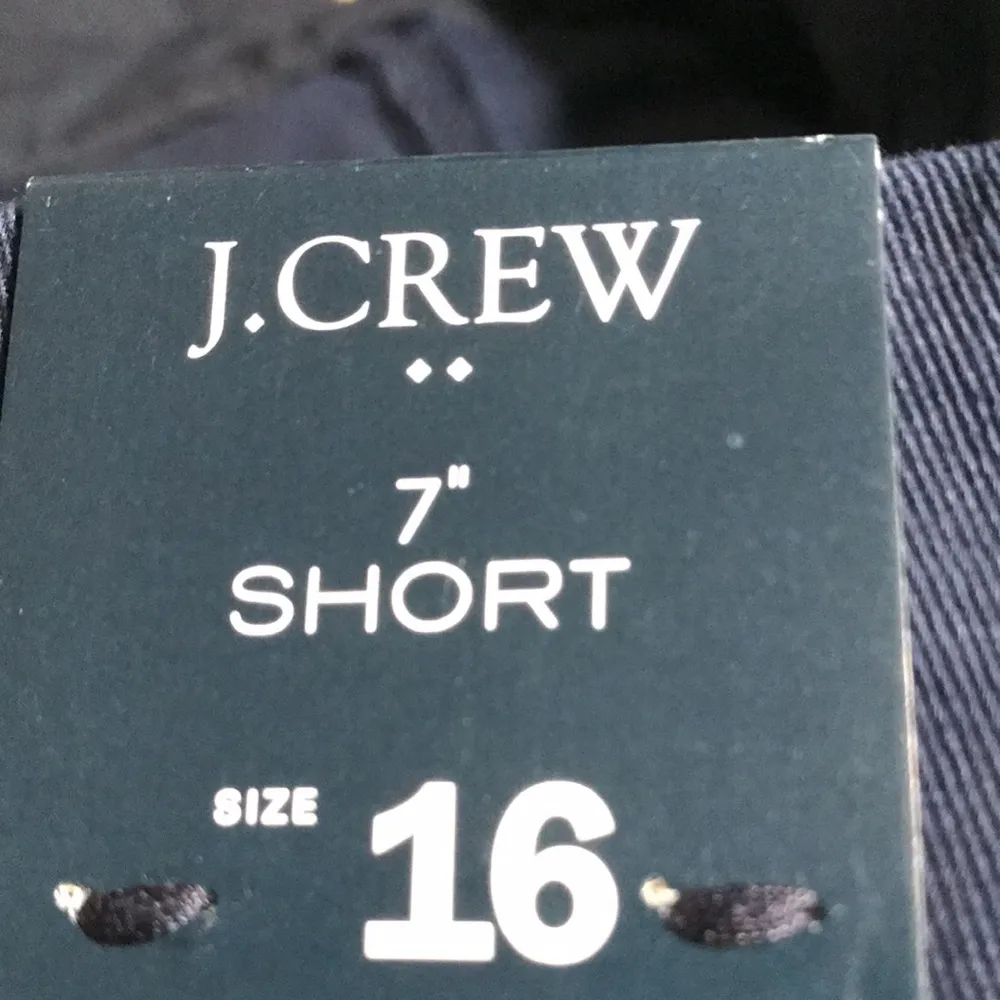 J Crew Factory 7” Inseam Shorts 100% Cotton Navy Blue Sz 40” (Sz16) NWT - Image 10