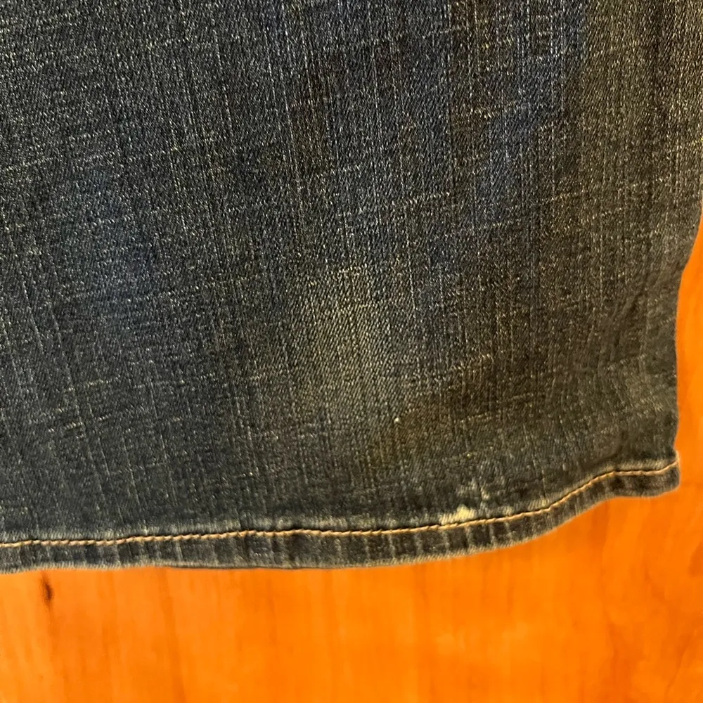 Jessica Simpson Womens Sunset Boot Leg Jeans Macys Distressed Size 31 Regular - Image 7