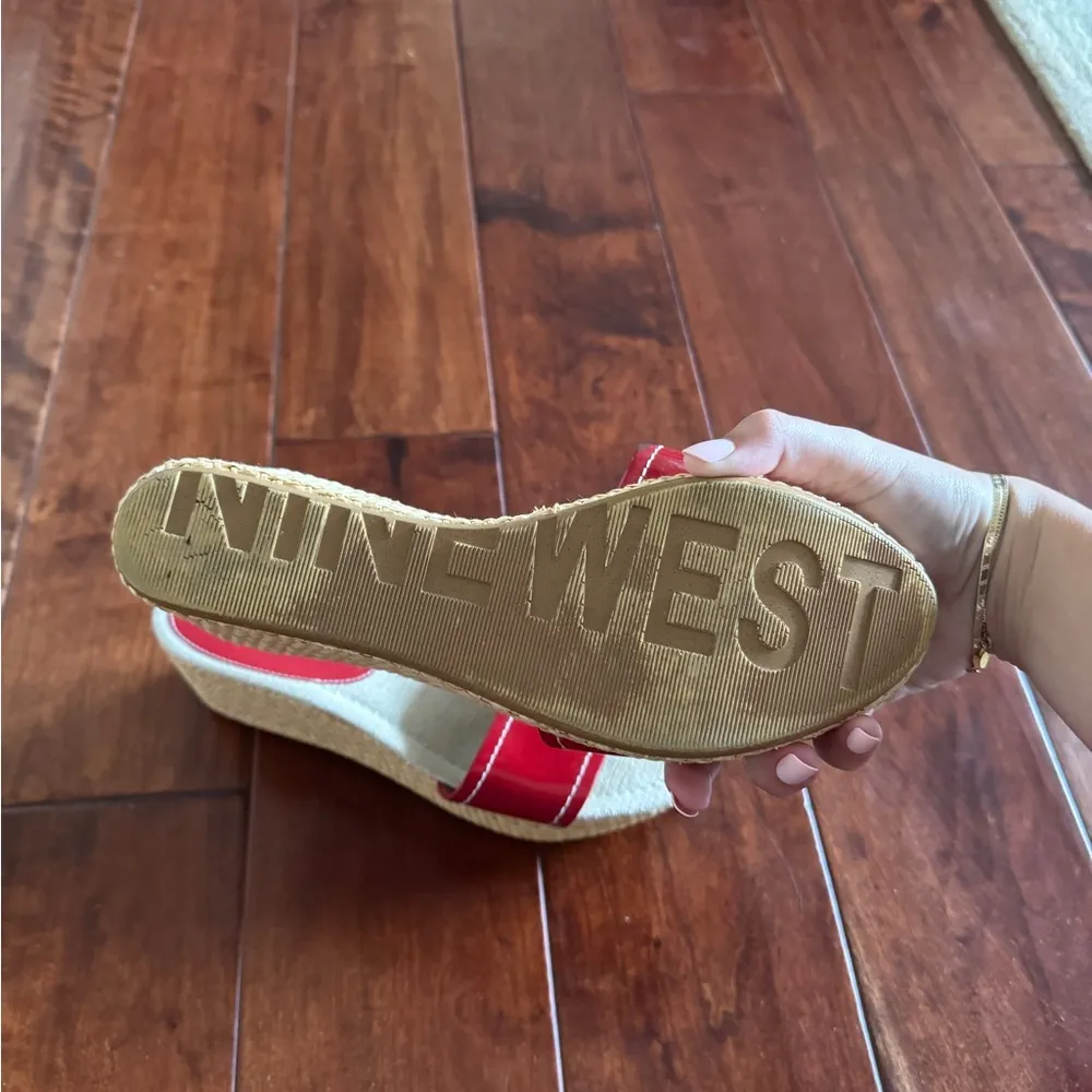 Red Nine West Wedges - Image 2