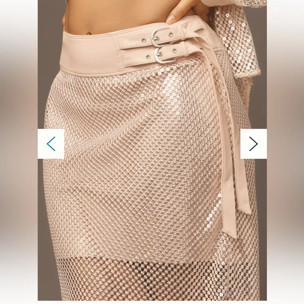 Pilcro Chainmail Column Maxi Skirt - Image 4