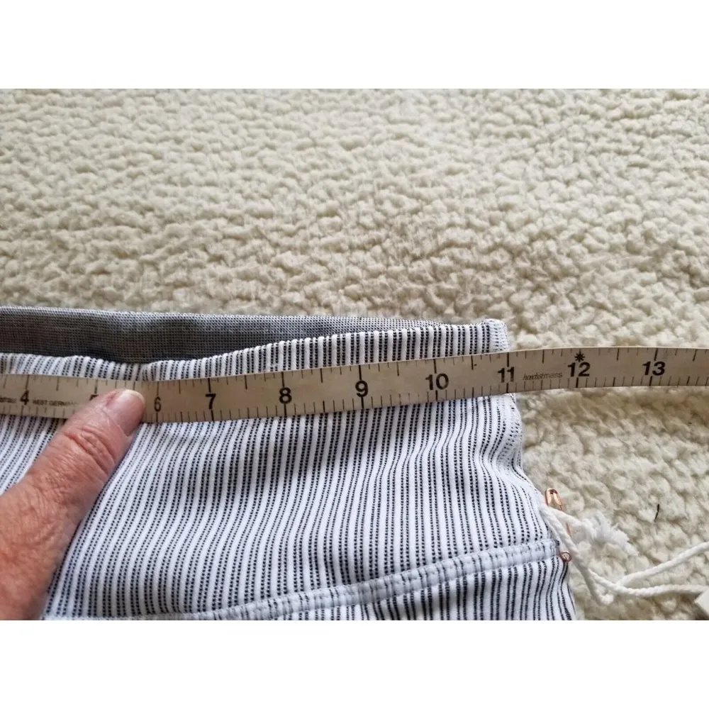 GOOD AMERICAN seamless ribbed legging White Blue/Black S/M = 1/2 - Image 7