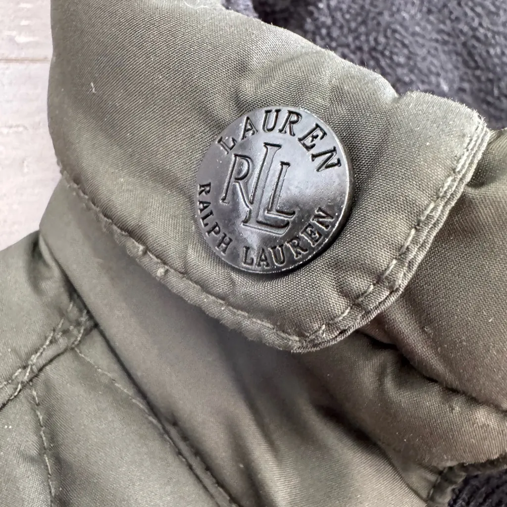 Ralph Lauren Dark Green Quilted Vest - Image 4