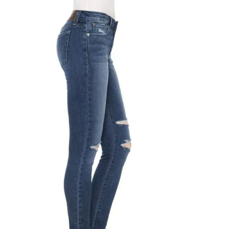 Joe's Jeans Y2K Skinny Ankle Jeans Distressed Womens 26 Grunge Punk Edgy Retro - Image 5