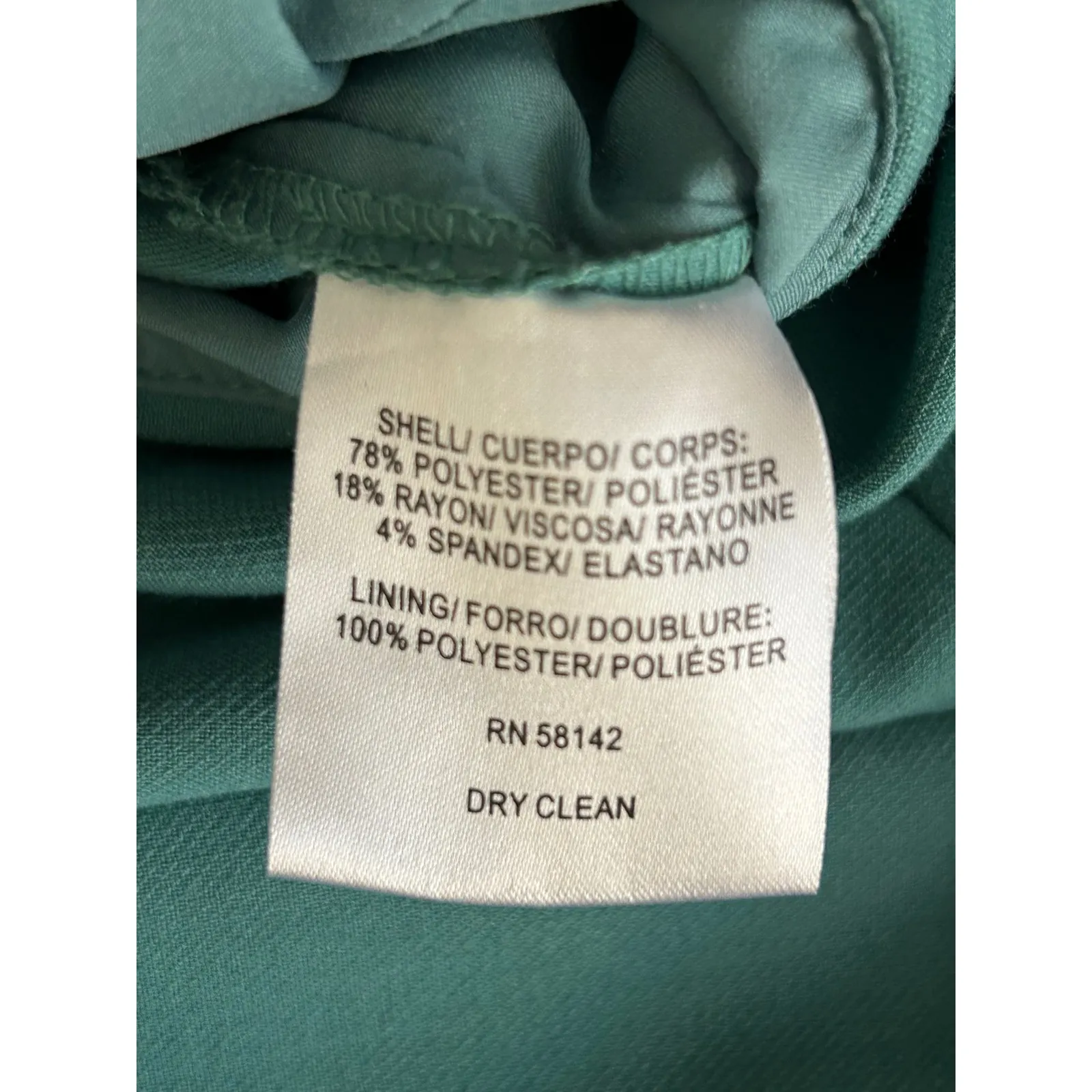 Cal Meets Glam Nicole Wide Leg Jumpsuit Square Neck Sleeveless Size 4 Green - Image 6