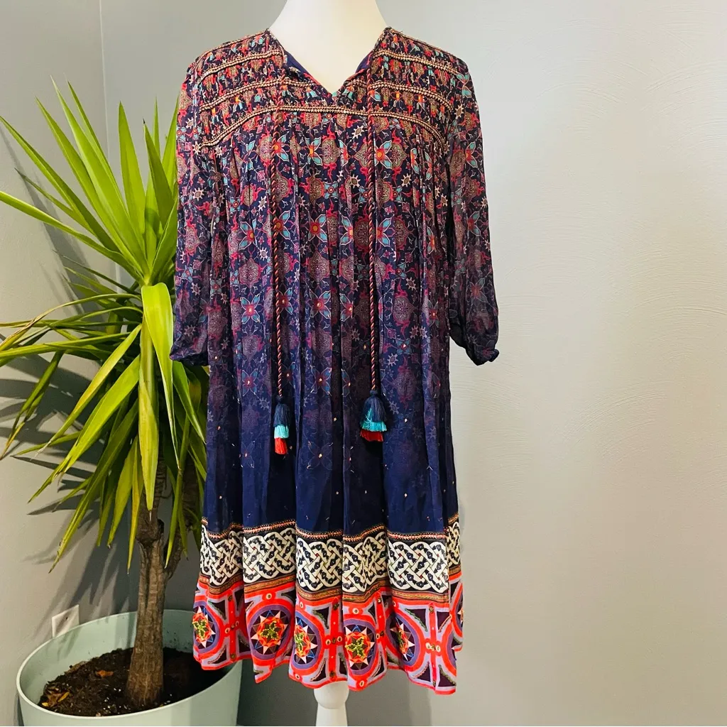 Anthropologie Corinna Tunic Dress designed by Tanvi Kedia - Image 3
