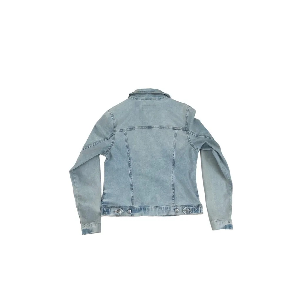 Time and Tru Women's Light Blue Denim Small Jacket - Image 4