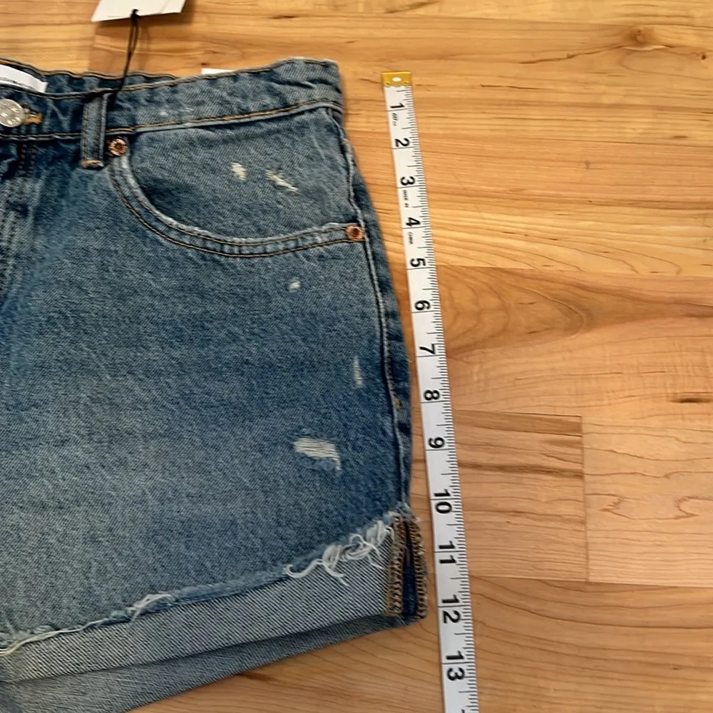 ZARA High Rise Cutoff Jean Shorts - NWT - Image 10
