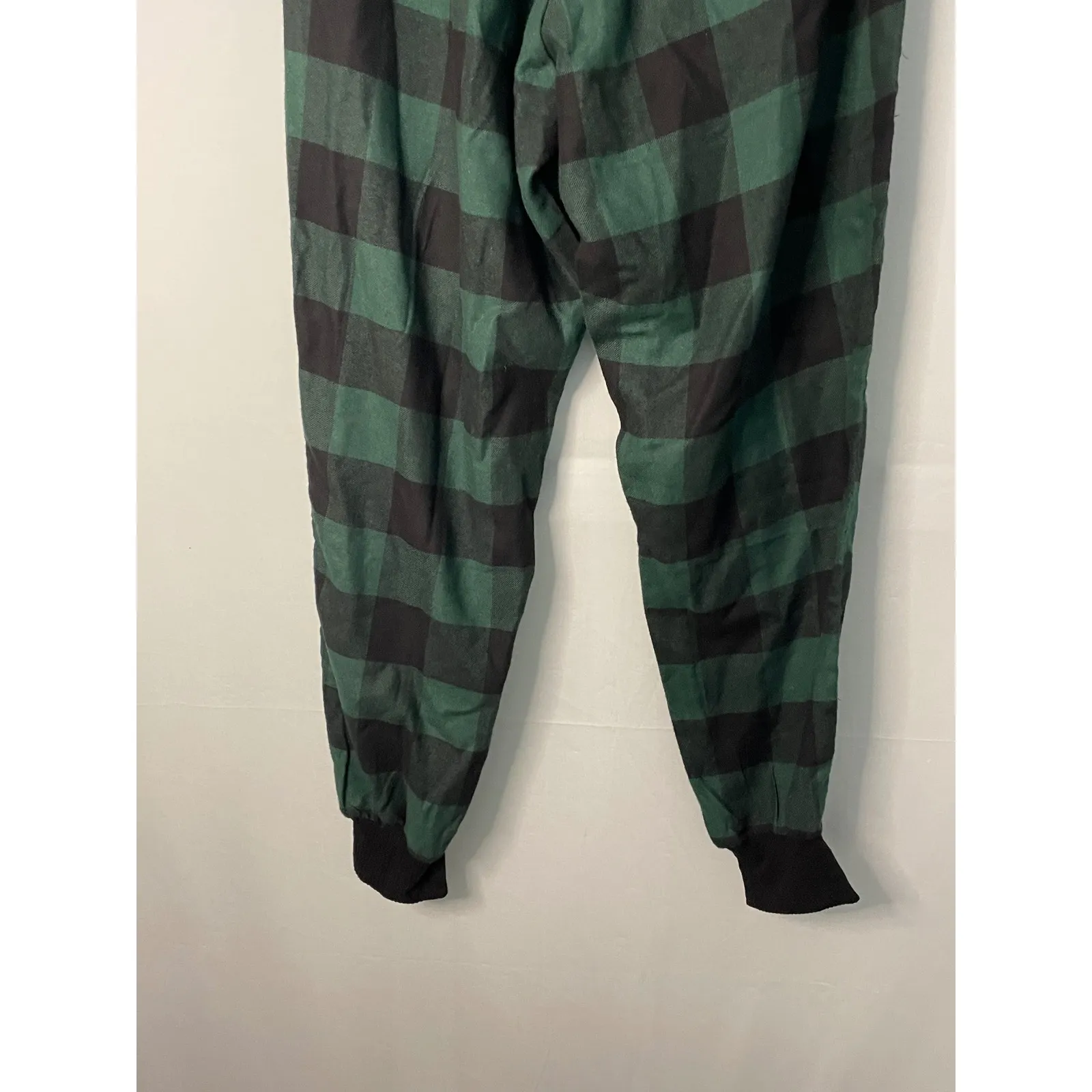 DIXXON Plaid Pajama Pants Women Green Black Buffalo Check Loungewear Sleepwear Size M - Image 11