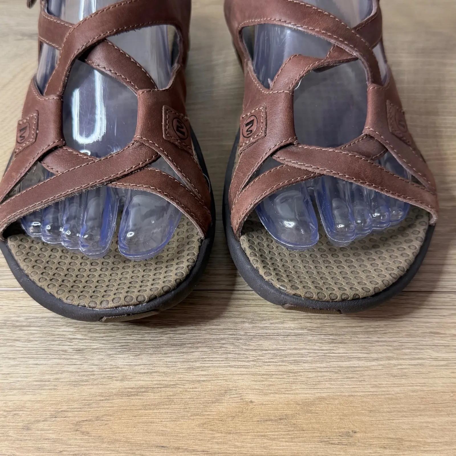 Merrell Agave Sandal Womens US 7Brown Leather Strappy Outdoor Performance Hiking - Image 5