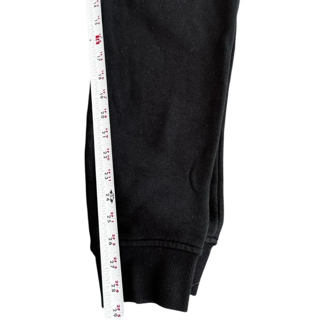 Hurley Drawstring Pockets Black Jogger Sweatpants Size‎ Medium Casual Athleisure - Image 7
