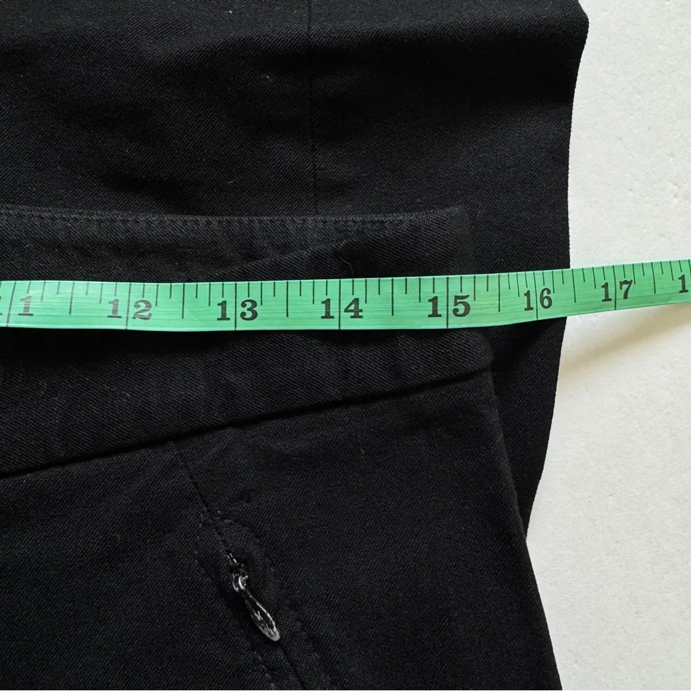 Theory Black Jetty Adalwen Skinny Stretch Pants Size 6 - Image 6