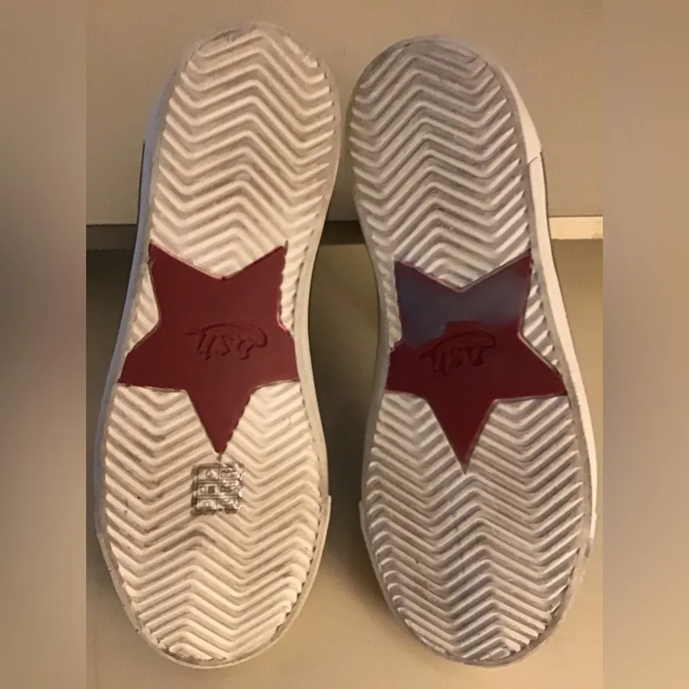 Ash women black leather platform sneaker shoes US 6.5 Euro 37 - Image 10