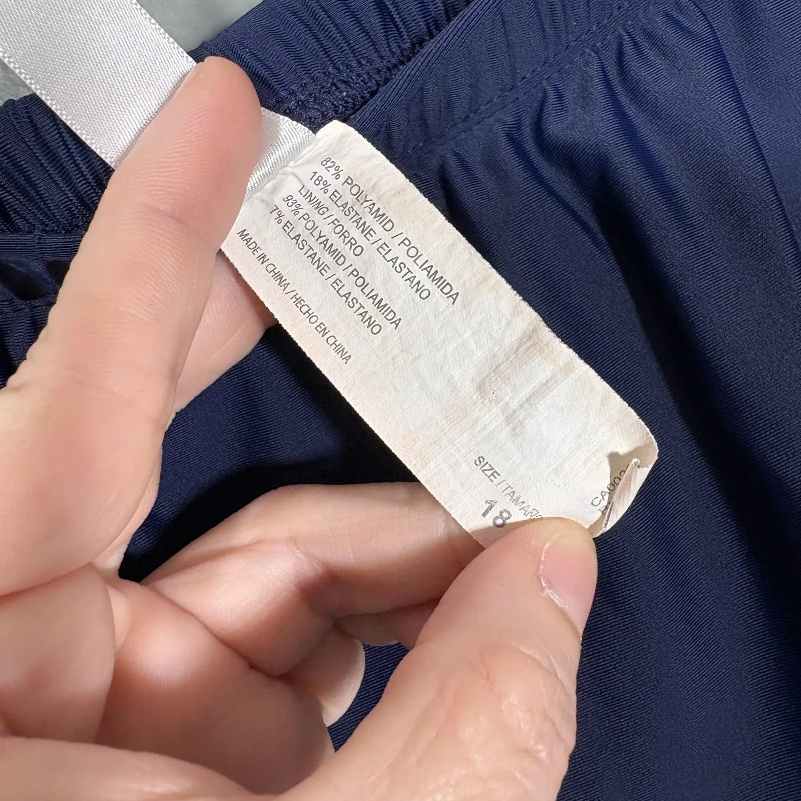 Costa Del Sol Navy Blue Solid Skirted Bikini Bottom - Image 5