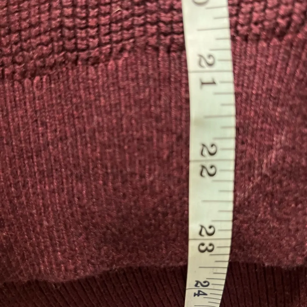 Lululemon The Sweater Life Heathered Bordeaux Drama Tunic Sweater Maroon - Image 7