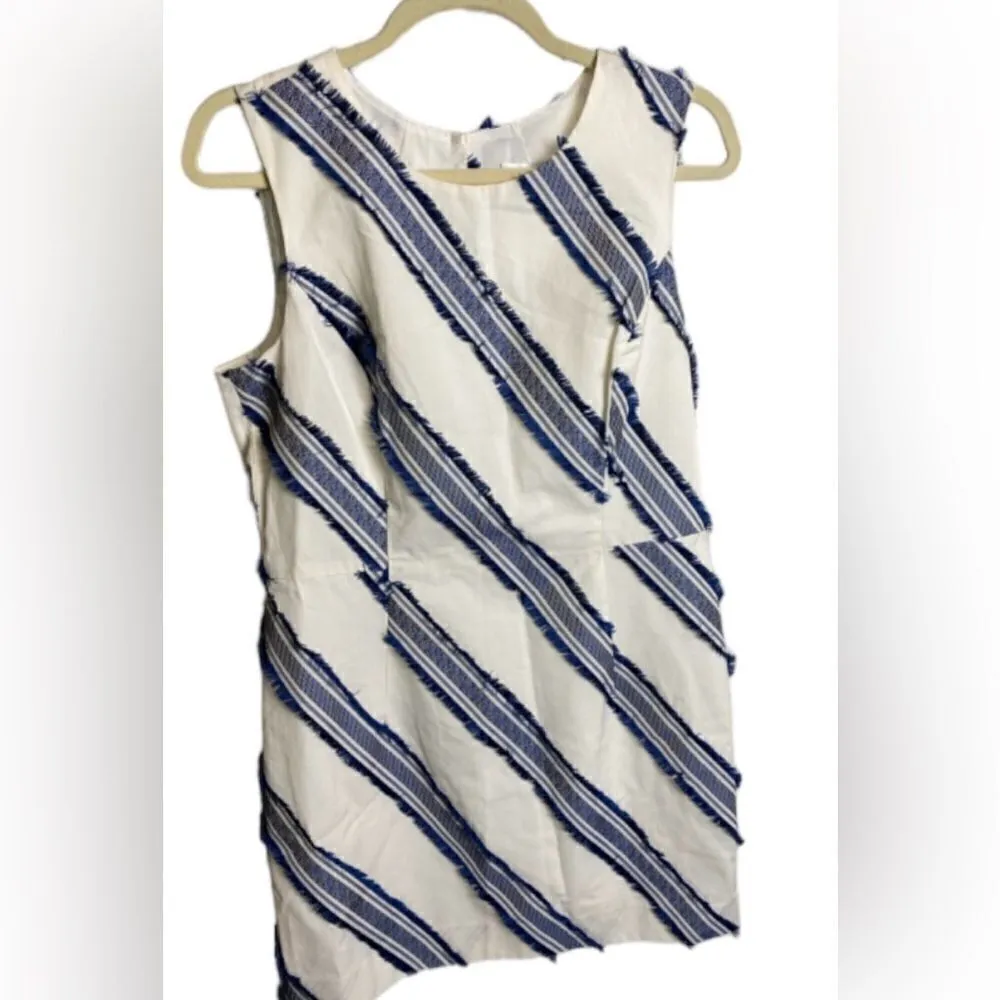 #700  MILLY Kendra Diagonal Mini Dress New with tags - Image 4