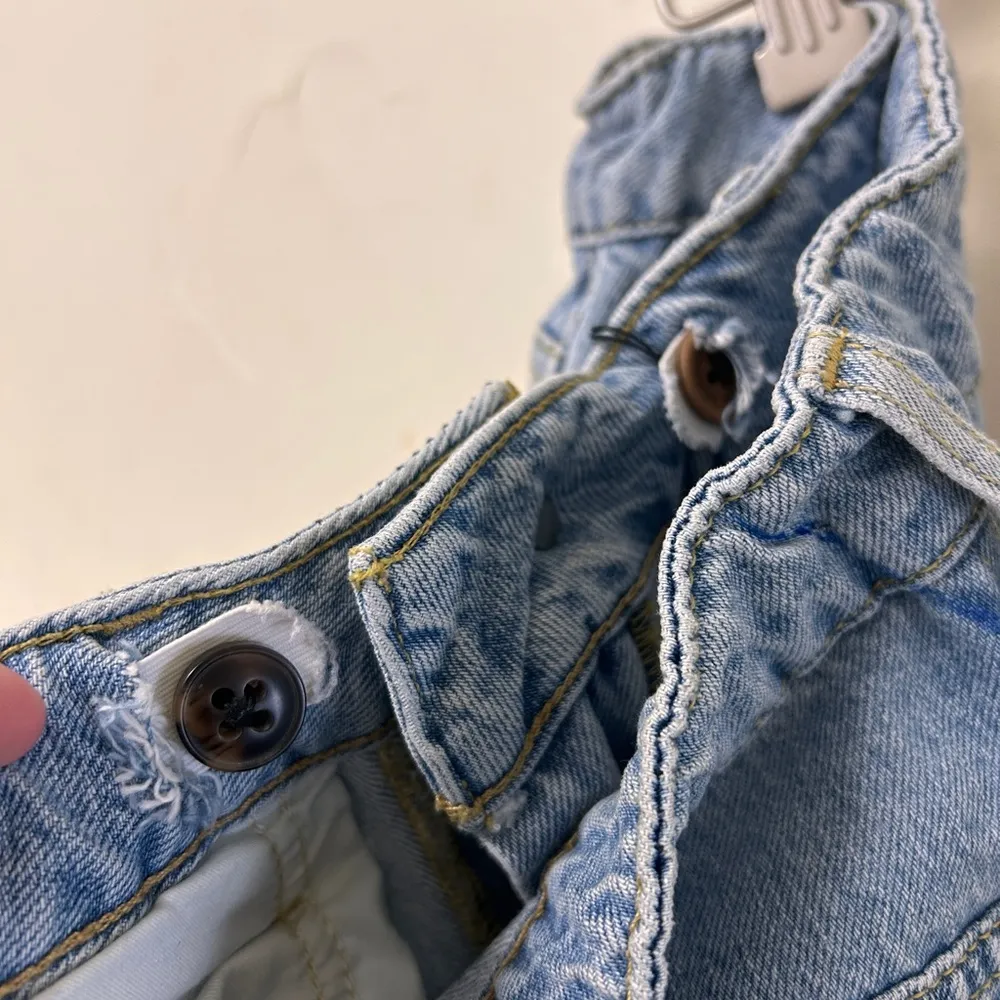 Women’s Adjustable Light Blue Straight Leg Patchwork‎ Jeans size 5 - Image 11