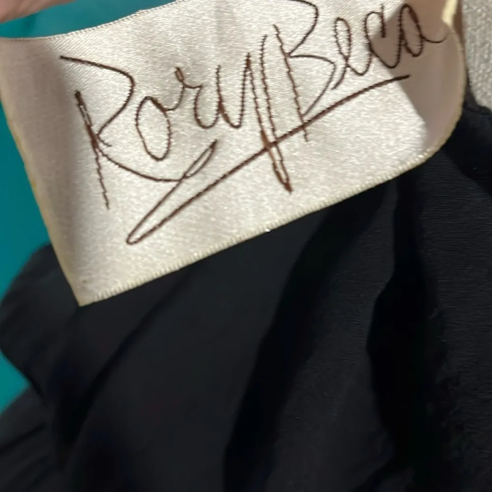 Rory Beca boho Black Sleeveless Romper with ball tassels - S - Image 5