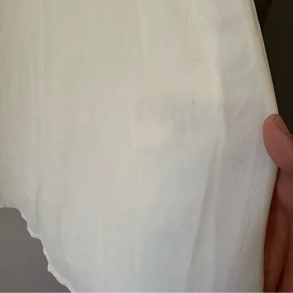 Darling Whimsy Trapeze Dress Beaded Whimsy Fairycore fairy Dainty Cream Sheer - Image 4