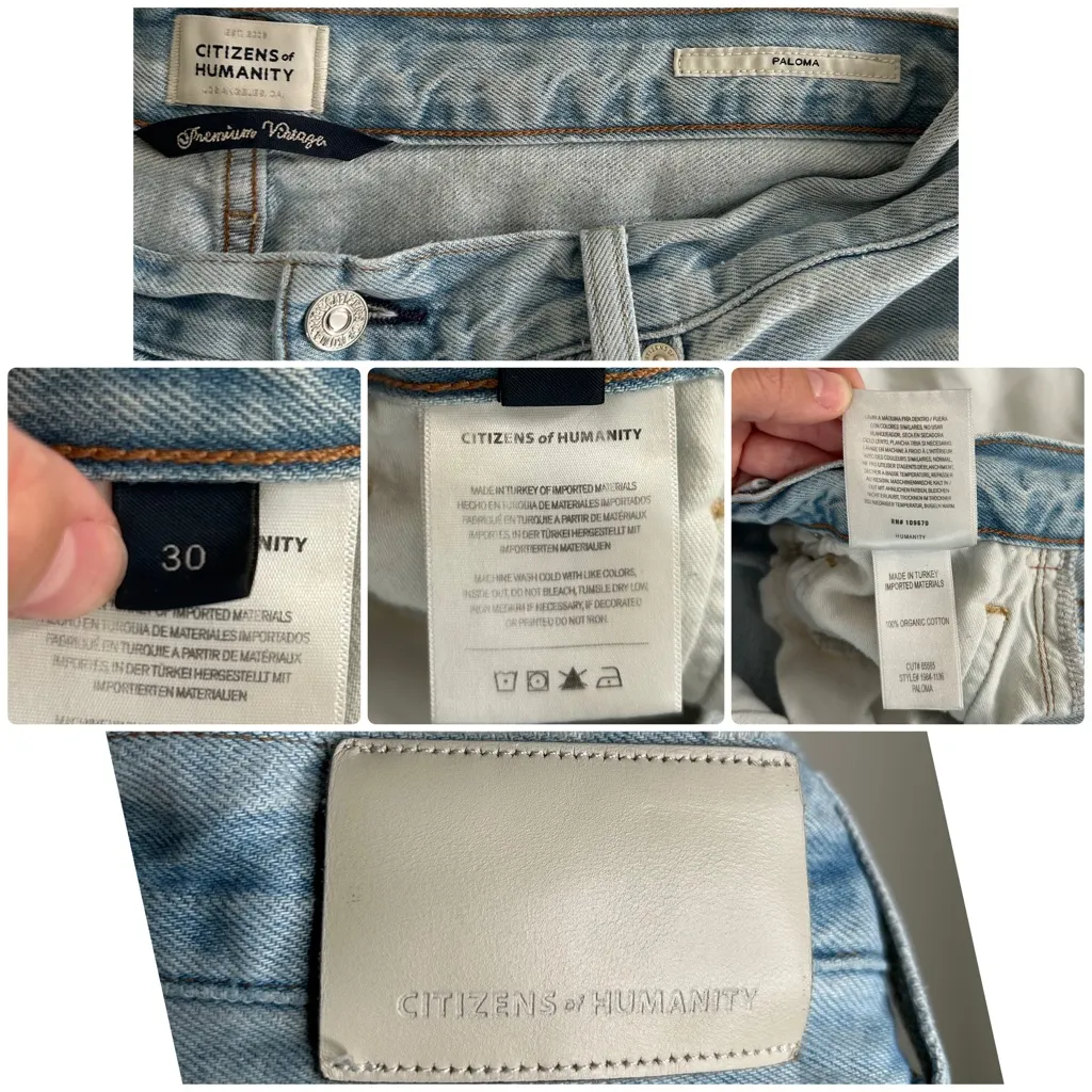 Citizens Of Humanity Paloma Baggy jeans in Moonbeam 30 - Image 17